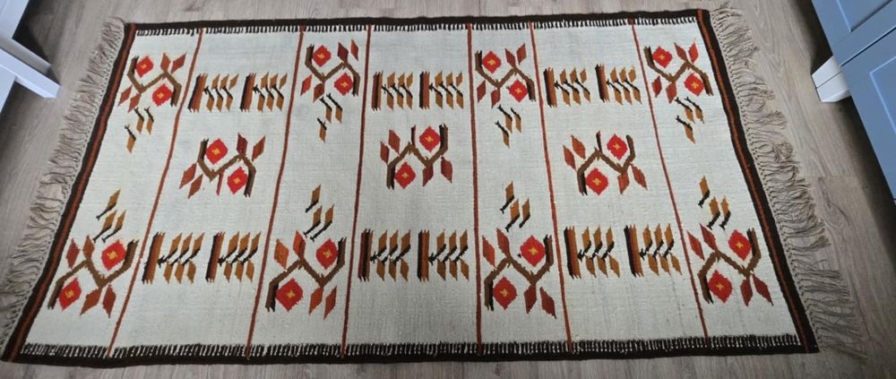 Kilim , gobelin PRL - duży ,bardzo dobry stan!