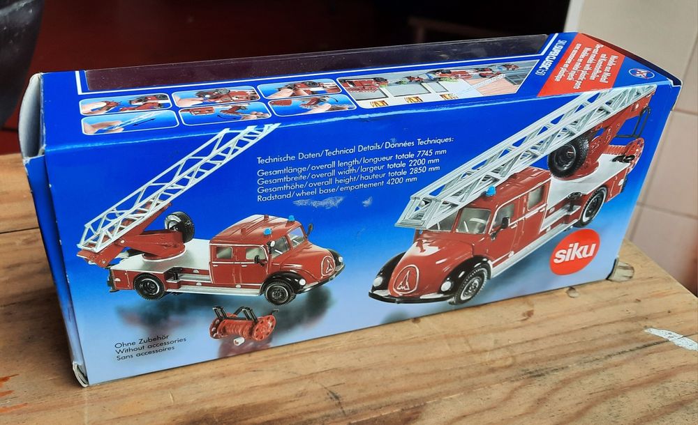 Siku 4114 magirus-drehleiter magirus fire engine bombeiros
