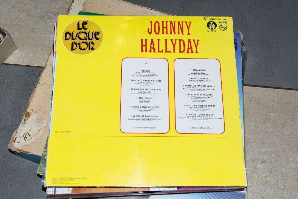 Виниловые пластинки Johnny Hallyday