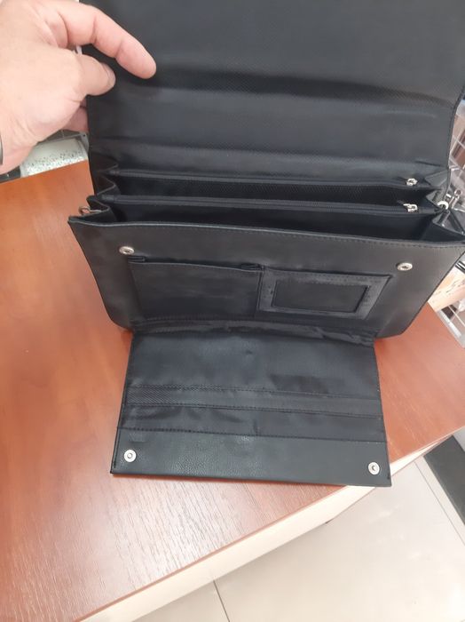 Барсетка кожаная