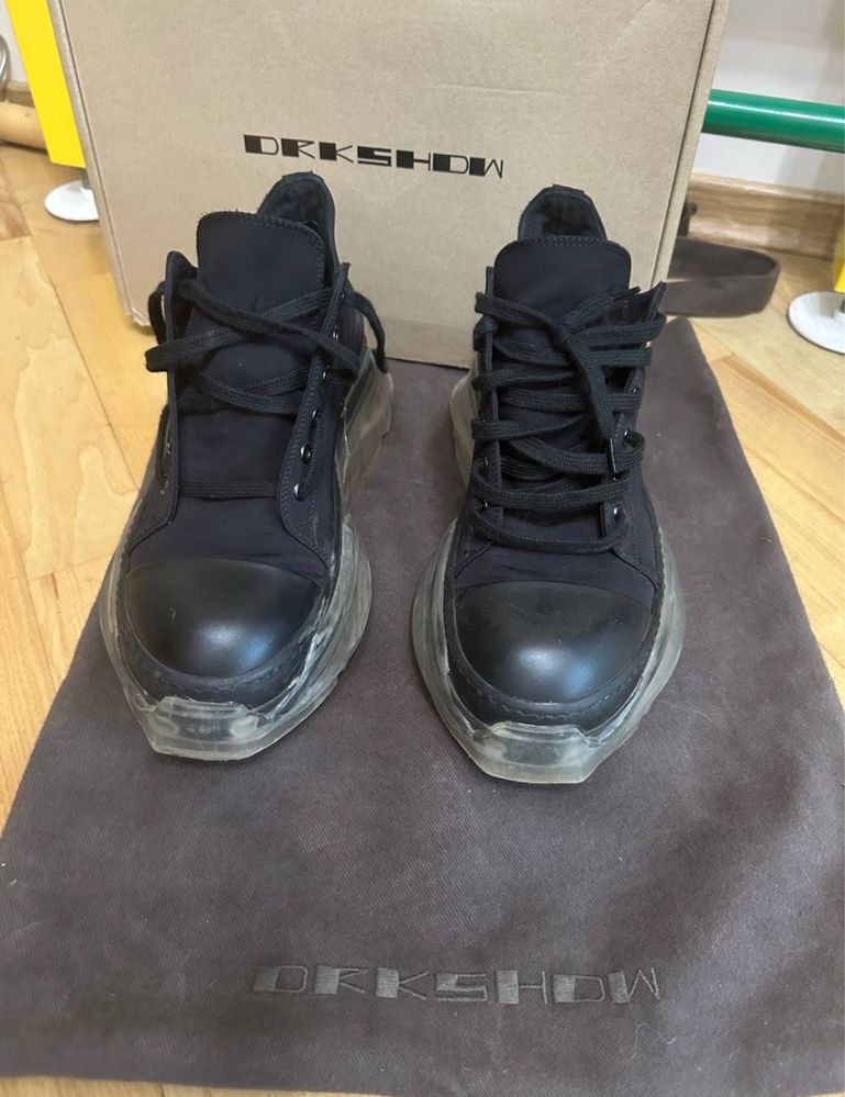 rick owens clear sole abstract