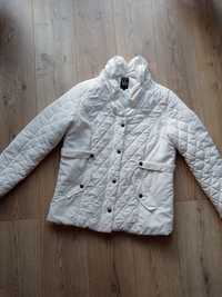 Pikowana kurtka biała M