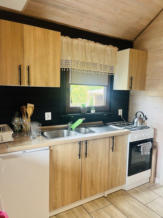Domek Wiele na Kaszubach sauna balia Jezioro las