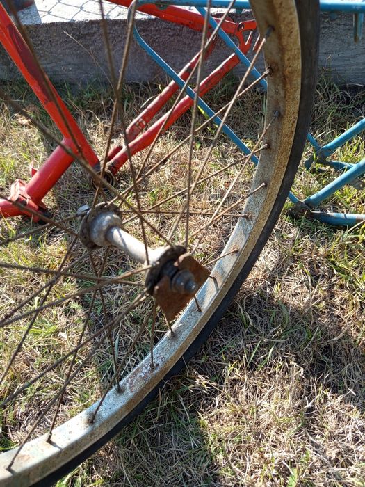 Ramy frame set Romet Universal flaming sokół retro składak vintage