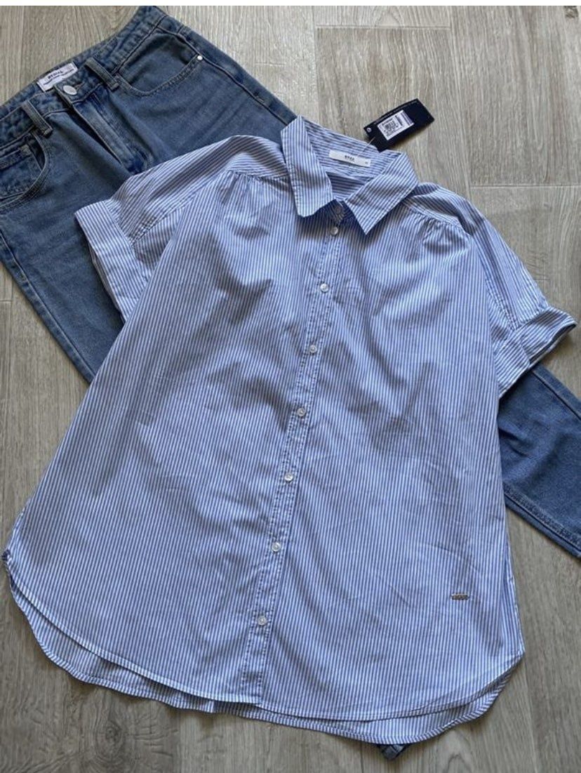 Блузка, блуза, рубашка с коротким рукавом, тенниска, футболка