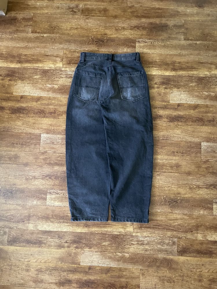 Baggy bershka jeans широкі чорні джинси