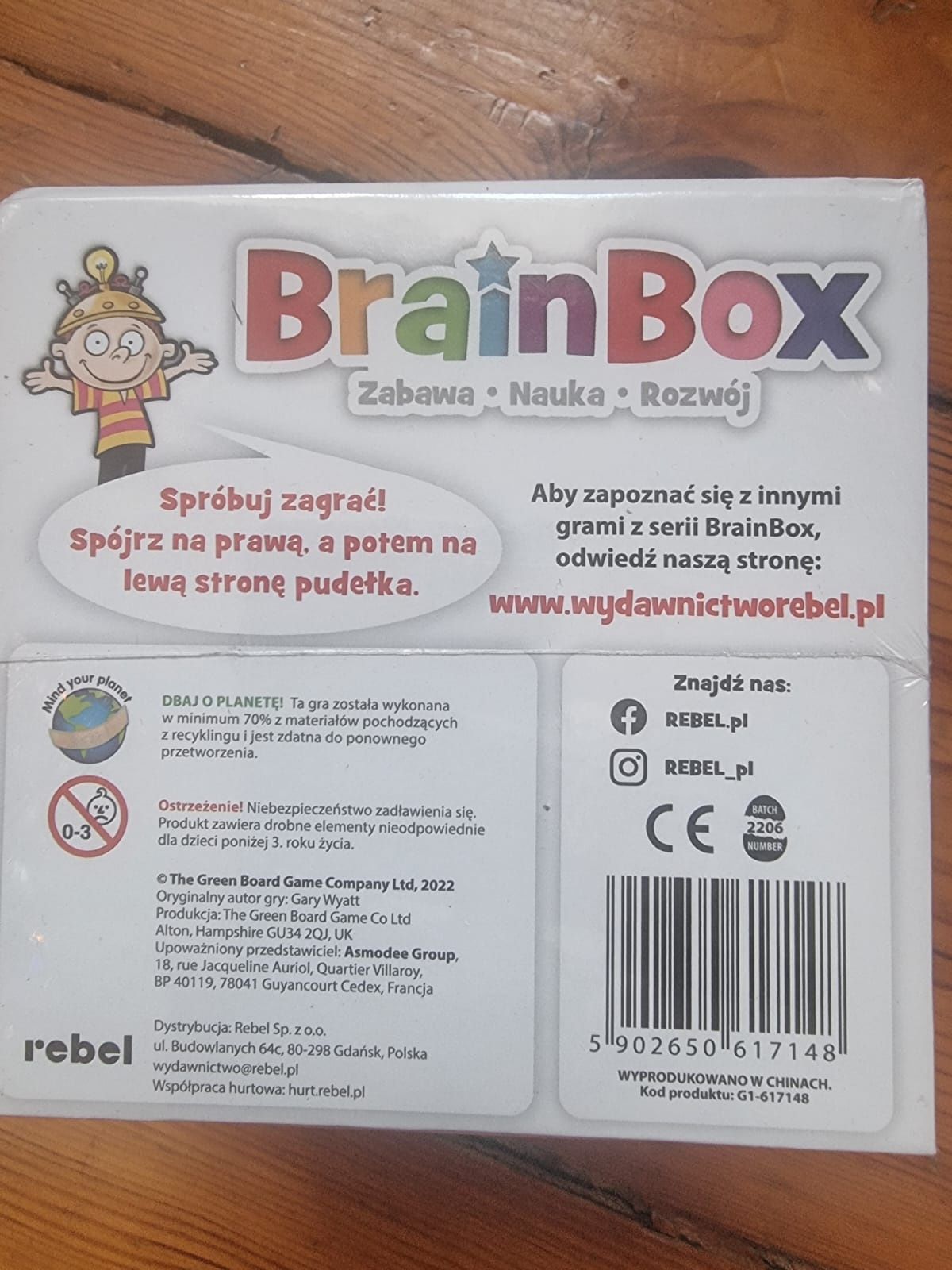 Gra planszowa - brain box, piłka nożna