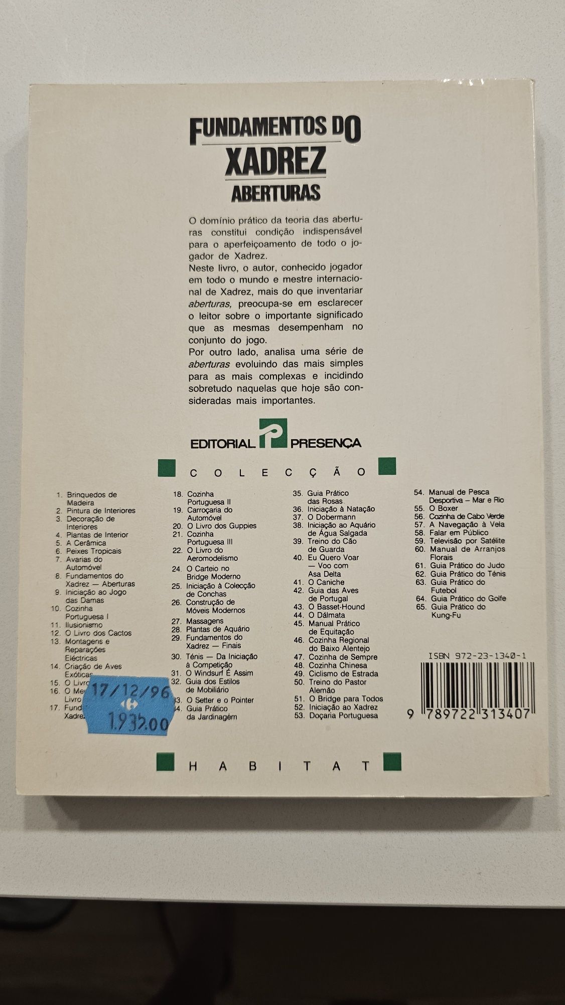 Livro - Fundamentos do Xadrez Aberturas
