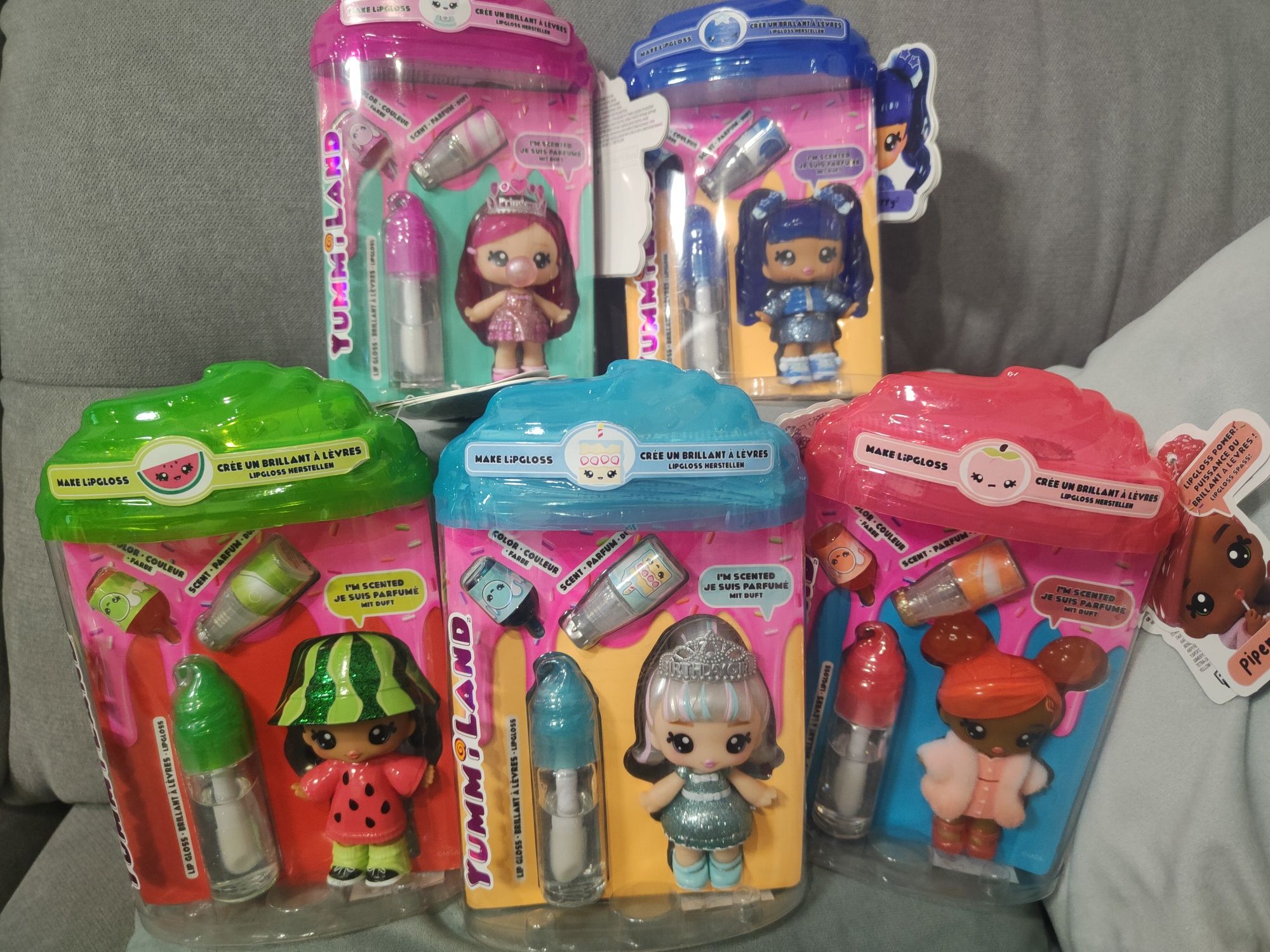Lalka laleczki Yummiland lipgloss produkcja błyszczyków błyszczyk