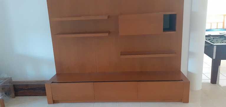 Estante de tv e decoração