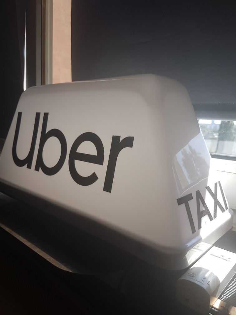 Uber taxi led oświetlenie