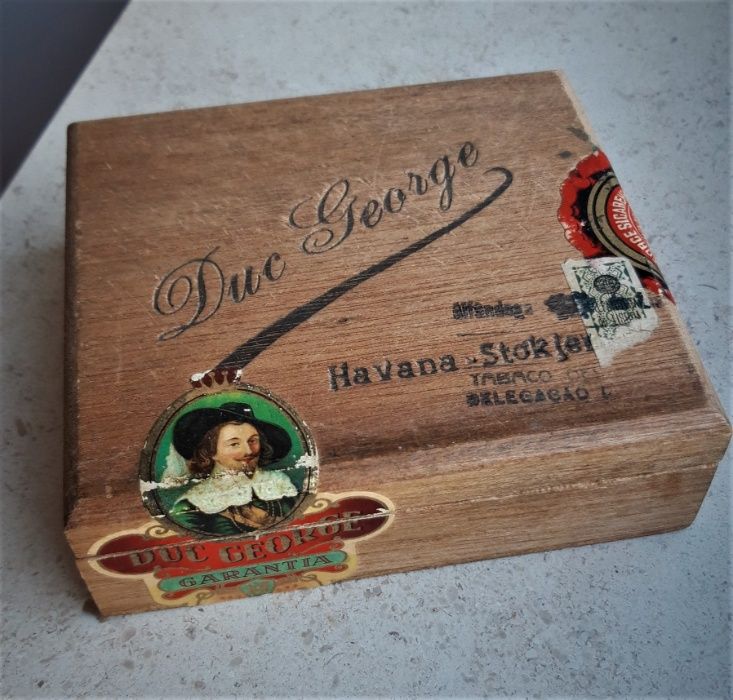 Caixa de charutos/cigarrilhas Duc George (Cuba)