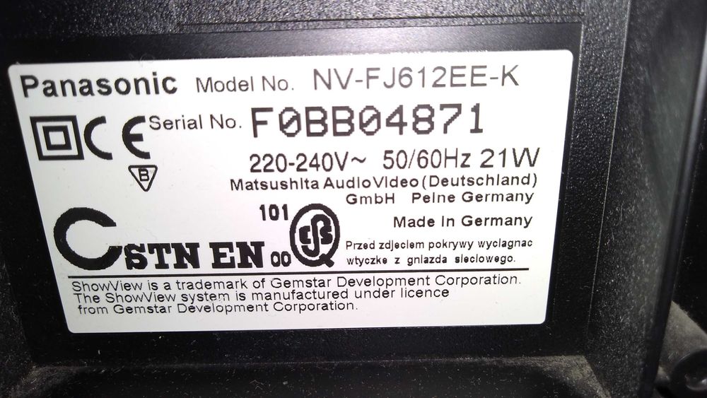 Magnetowid Panasonik