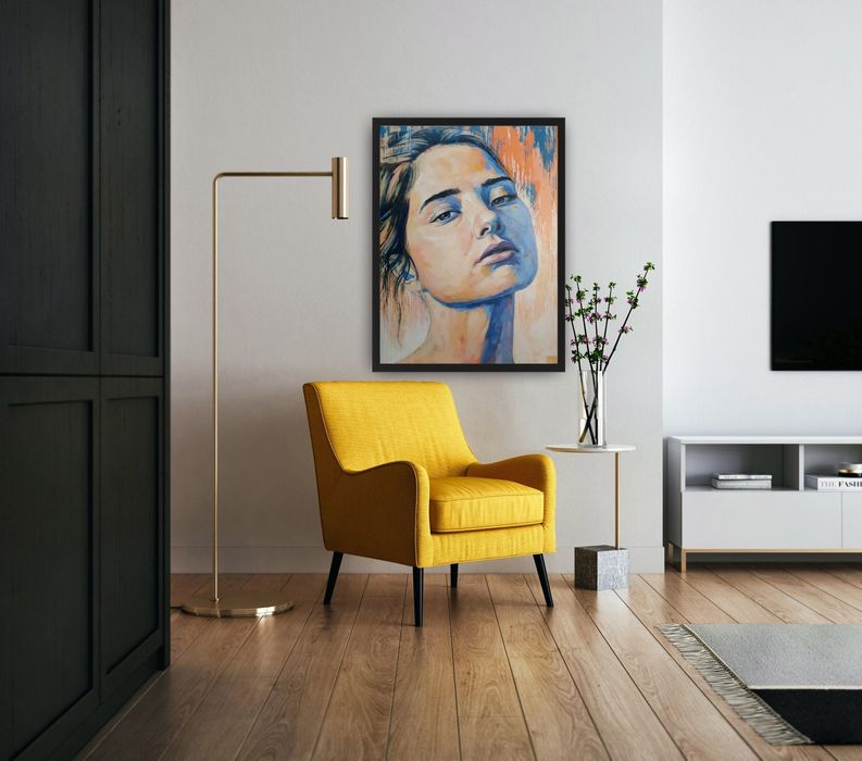 Картина, інтер'єрна, портрет, абстракція