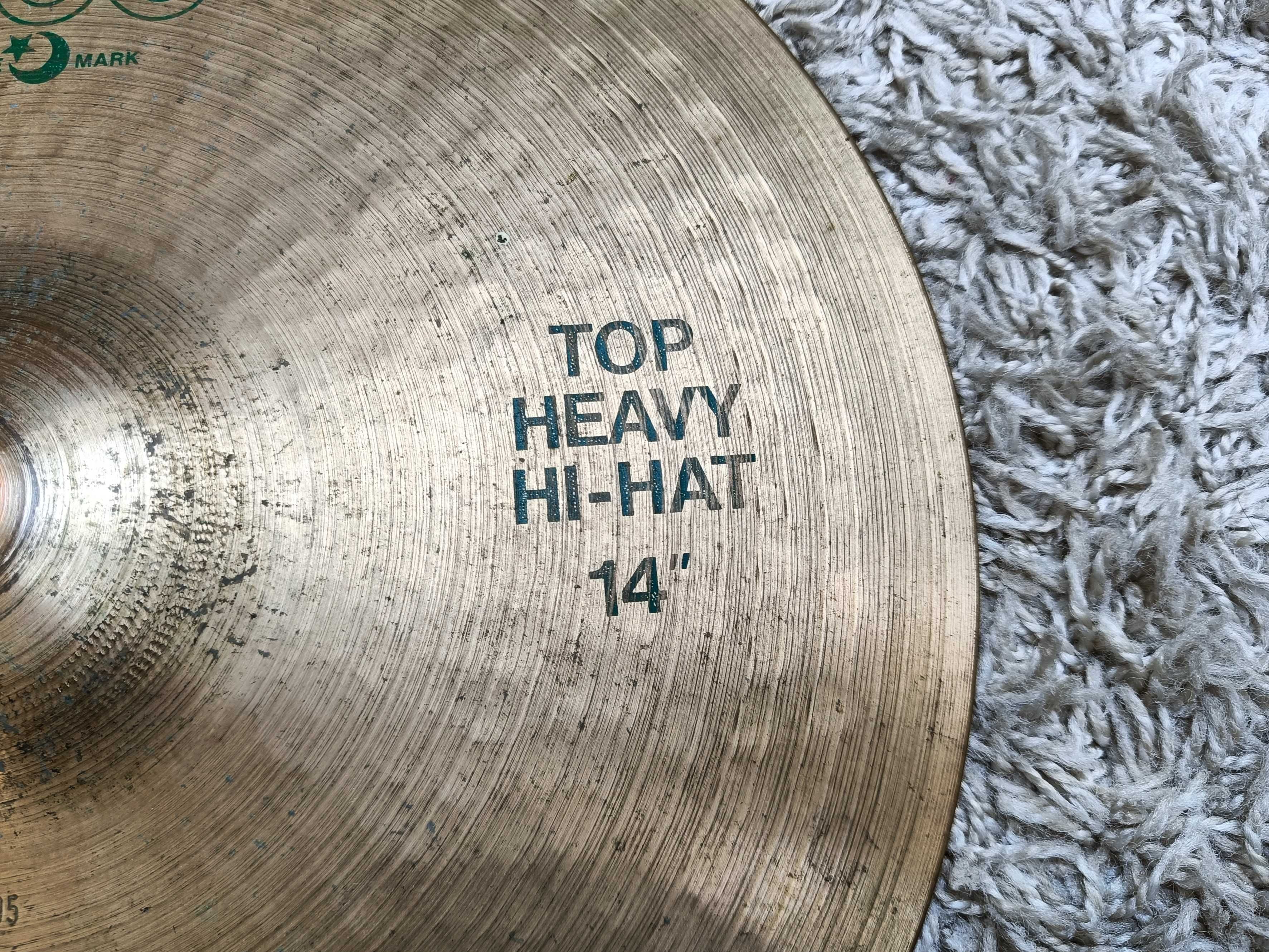 Talerz perkusyjny PAISTE 505 GREEN LABEL HEAVY TOP HI HAT 14"