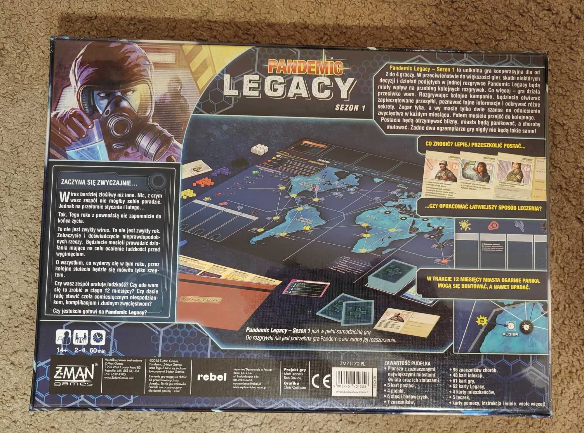Gra planszowa Pandemic Legacy Sezon 1 PL