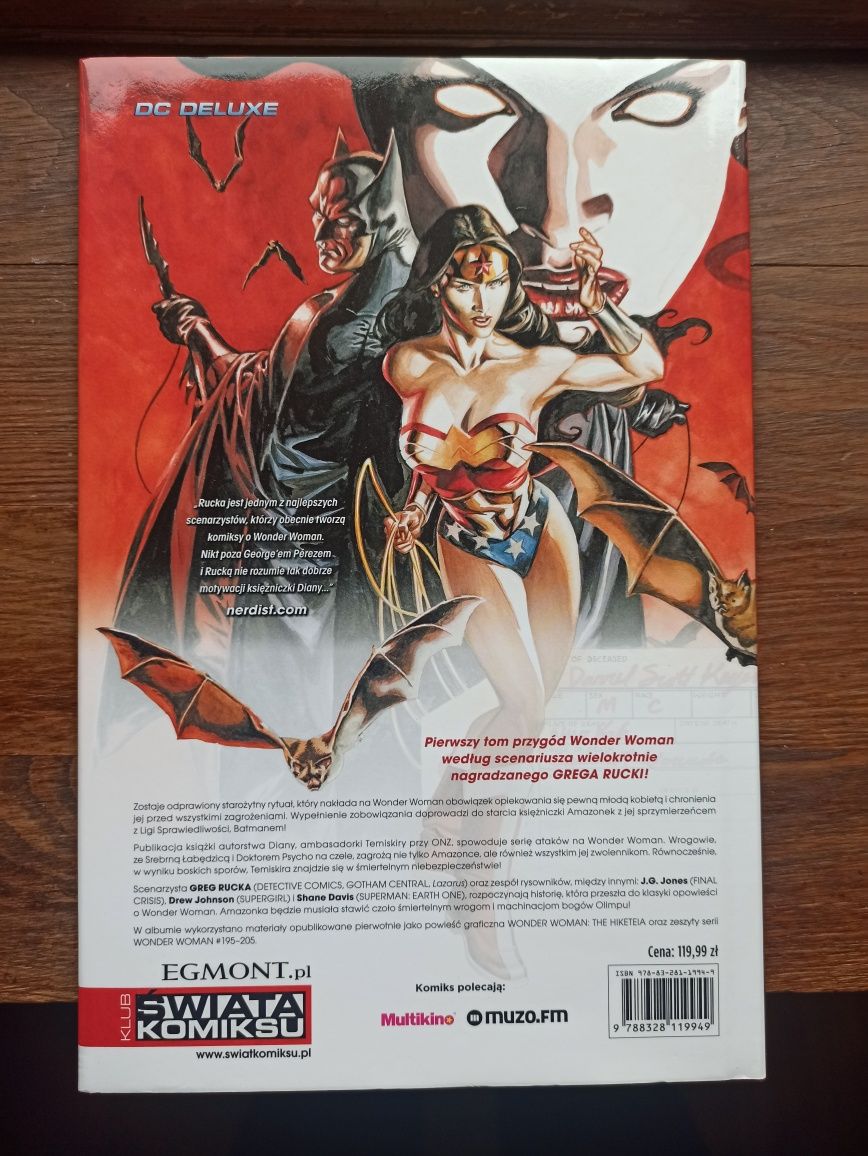 Wonder Woman tom 1  DC Deluxe Rucka Egmont