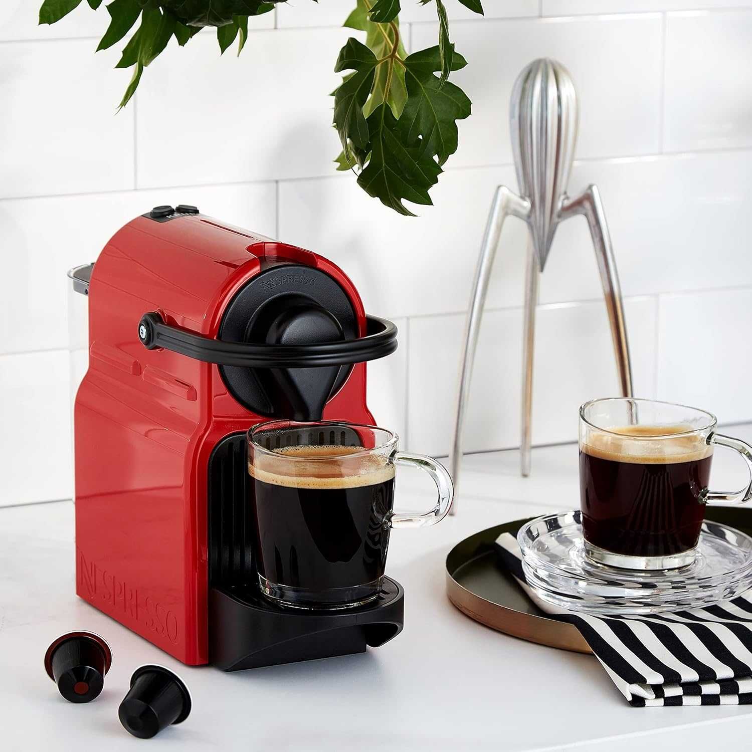 Ekspres Kapsułkowy Krups Nespresso XN1005 19 Bar Czerwony