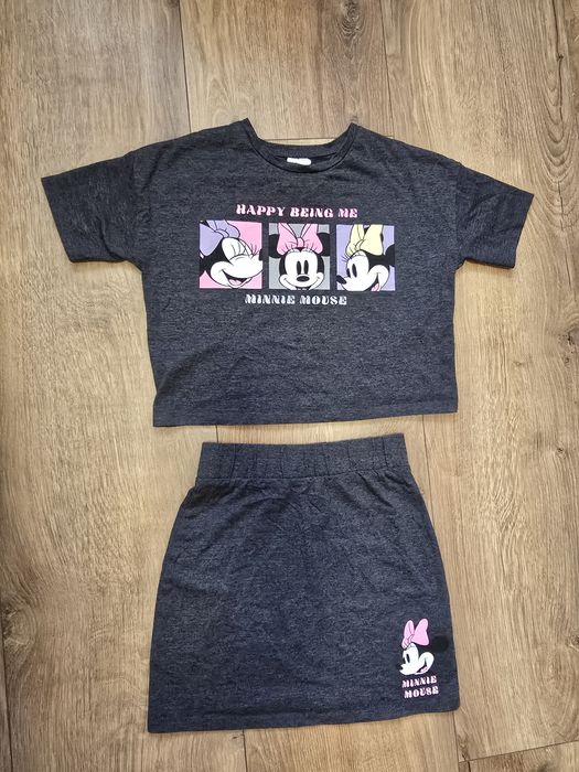 Komplet spódniczka i koszulka Minnie Mouse