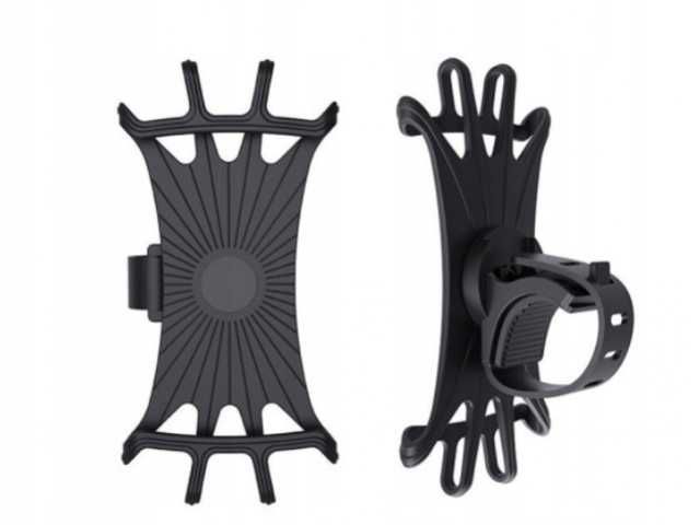 Mocny gumowy uchwyt rowerowy na telefon motor obrotowy 360° Z1