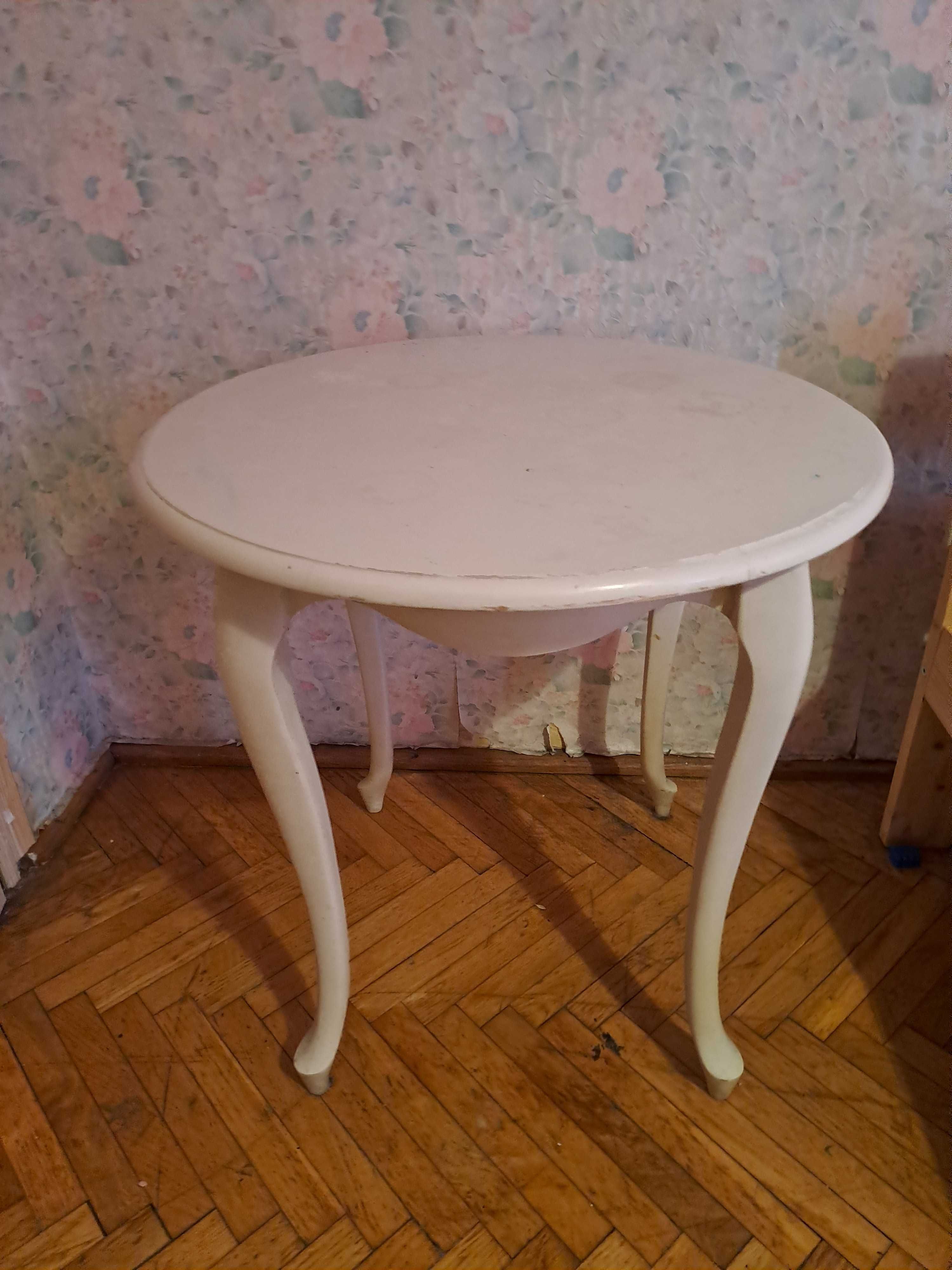 Dwa stylowe taborety / podnóżek w stylu ludwikowskim. Prl