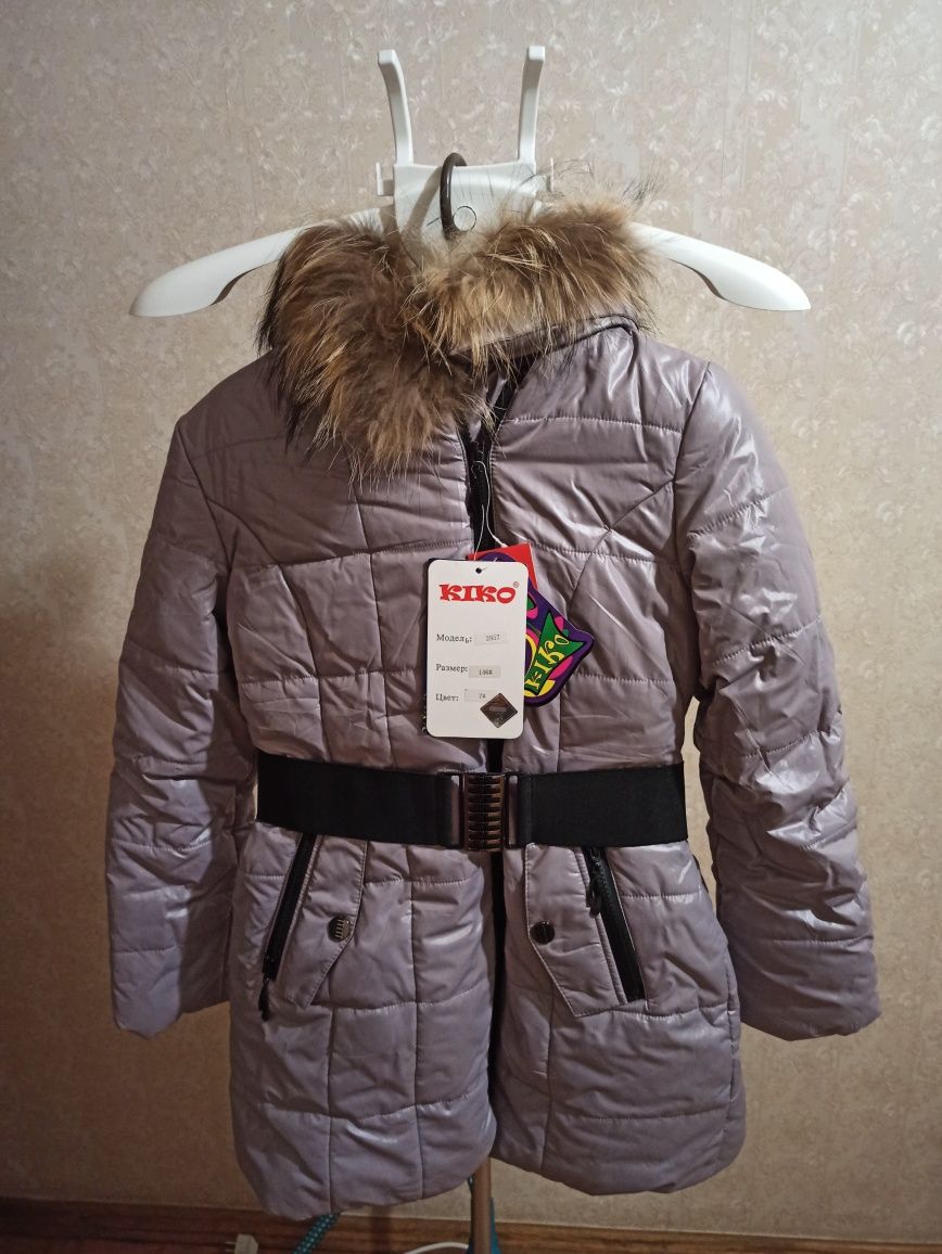 Зимове пальто на дівчинку КІКО