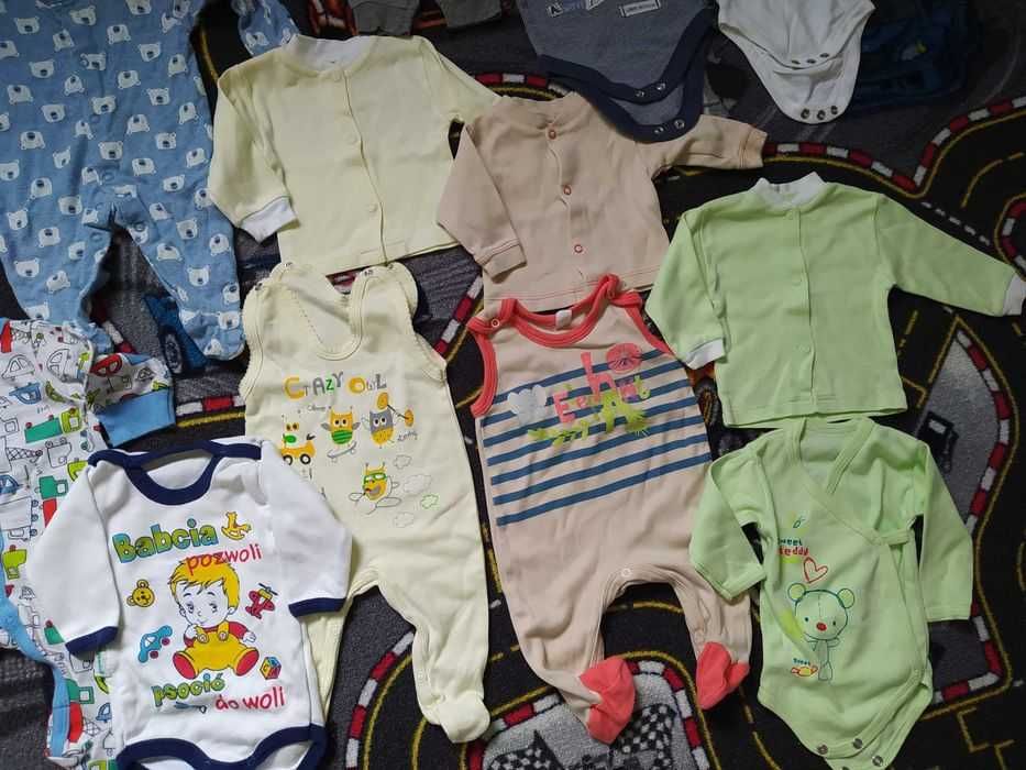 Ubrania niemowlęce dla chłopca 56