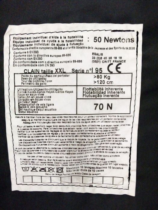 Colete Salvavidas Boreal