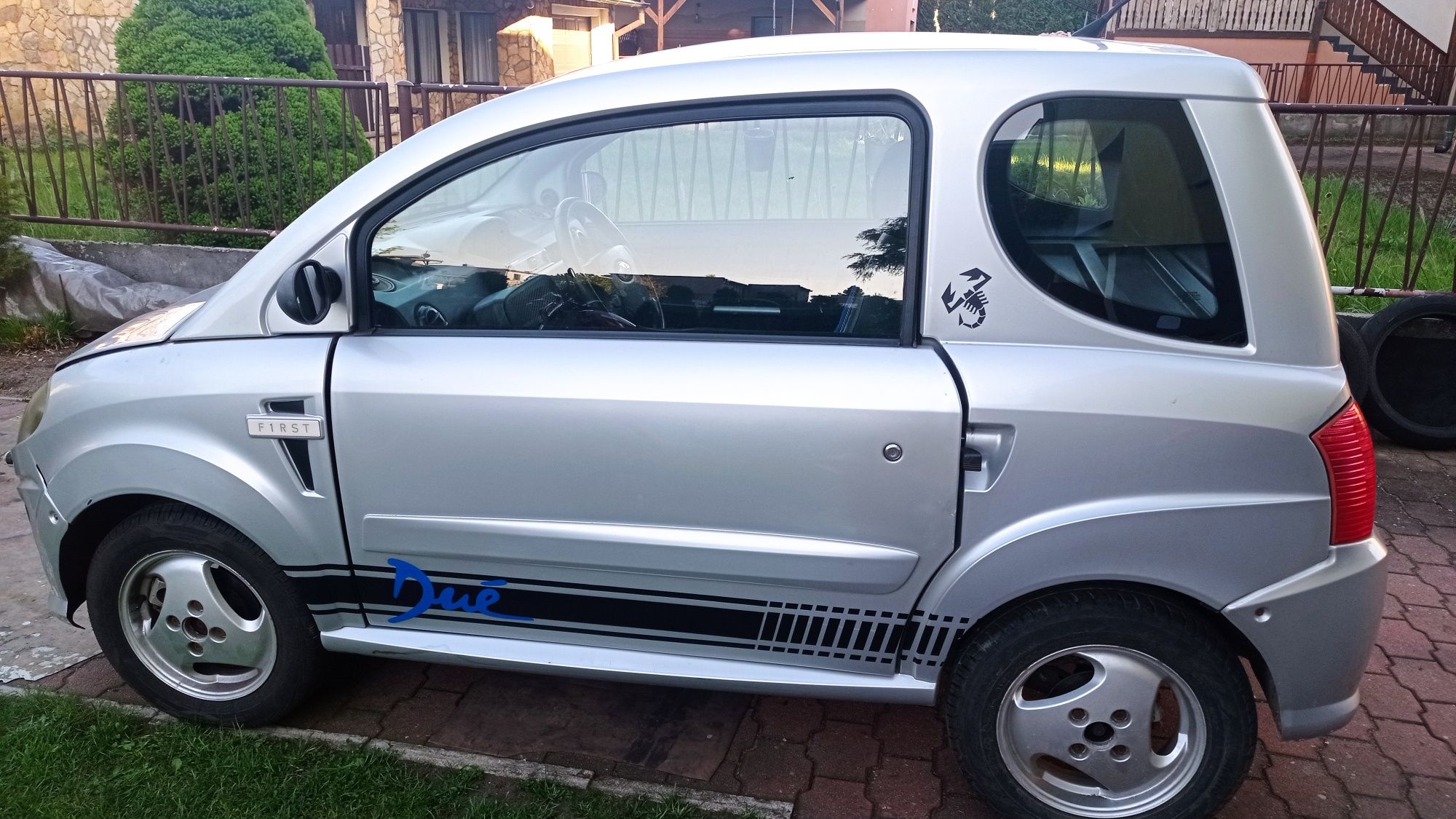 Mikrocar DUE 4osobowy napawojazy B1 2komplety kòł