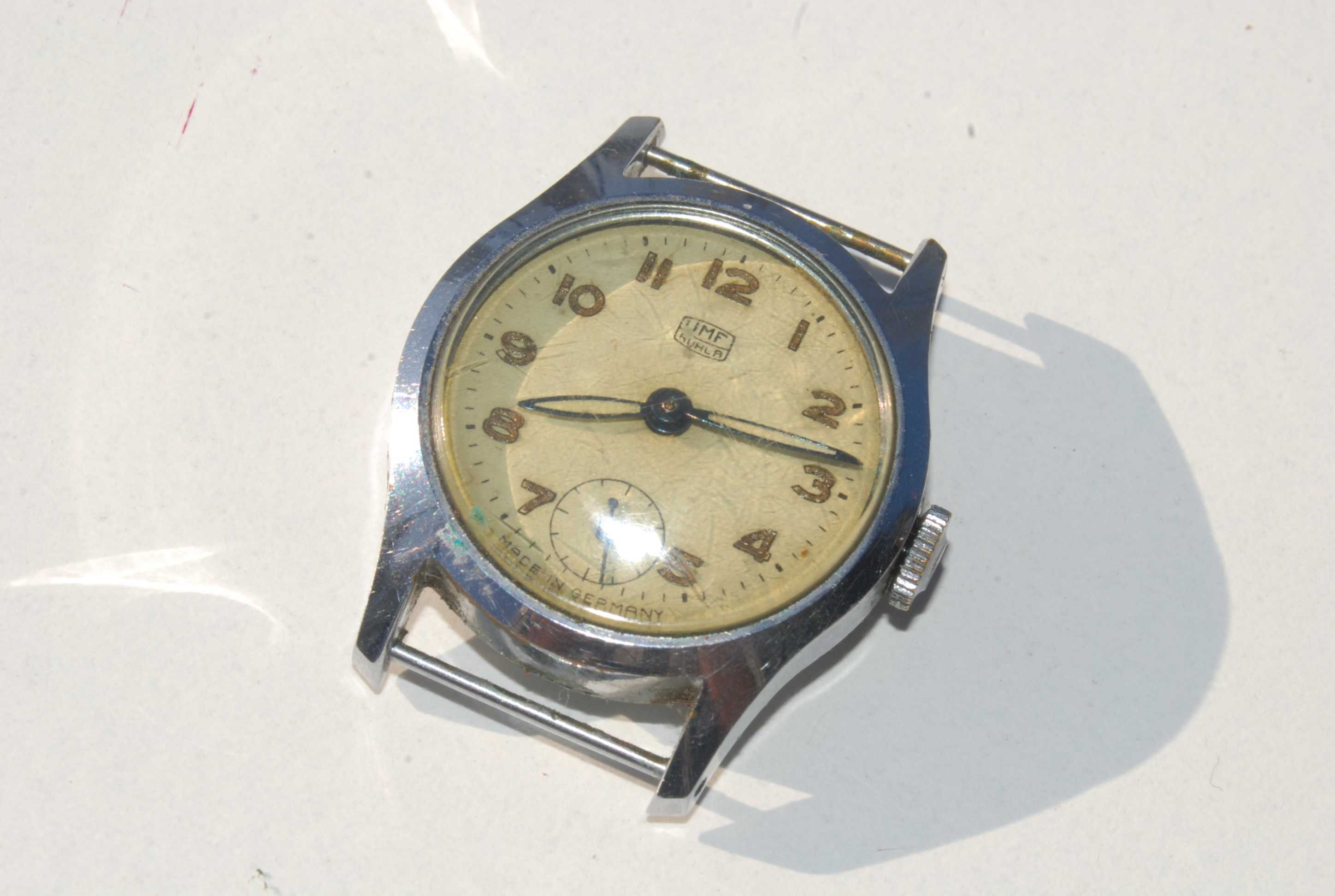 Stary zegarek UMF Ruhla made in Germany 50/60 lata unikat kolekcjoners