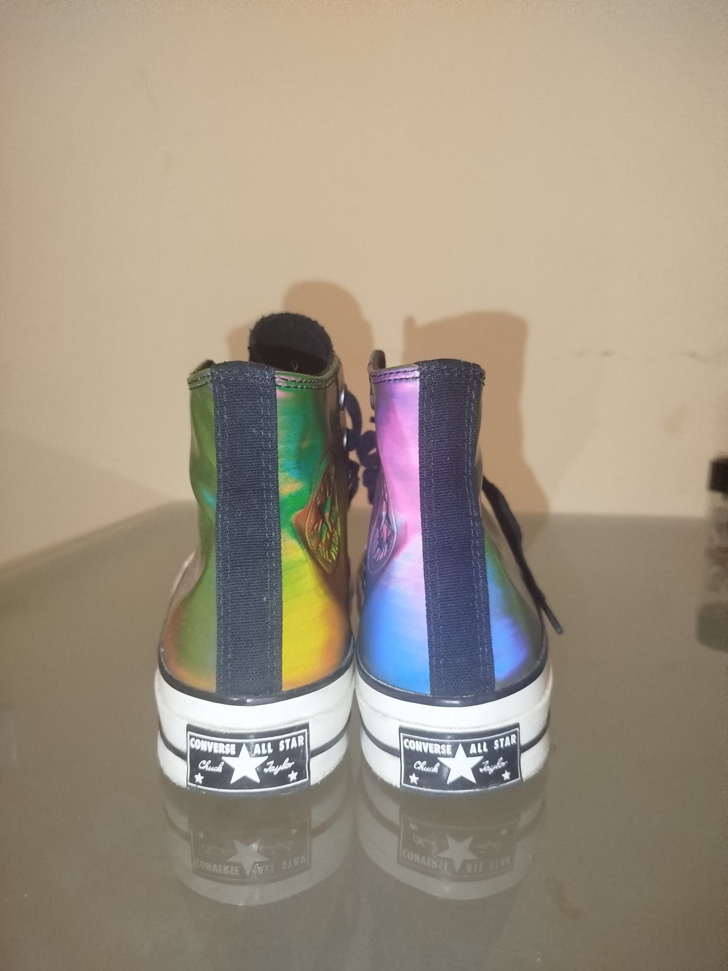 Sapatilhas holográficas all star