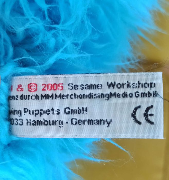 Pacynka Ciasteczkowy Potwór Ulica Sezamkowa - 60cm - ORYGINAŁ