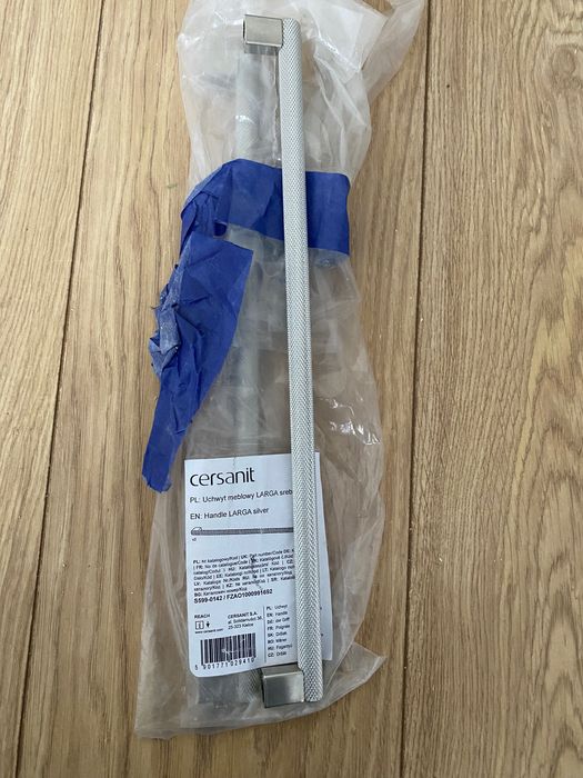 Cersanit Larga Uchwyt meblowy (2 szt.), kolor srebrny