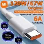 Кабель Xiaomi USB - Type c 10w, 18W, 22w, 33w, 67w, 120 Ксиоми зарядка