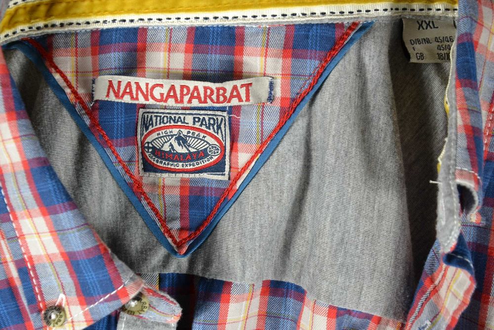 NANGAPARBAT Himalaya Koszula Męska XXL Oryginalna Super Stan Bawełna