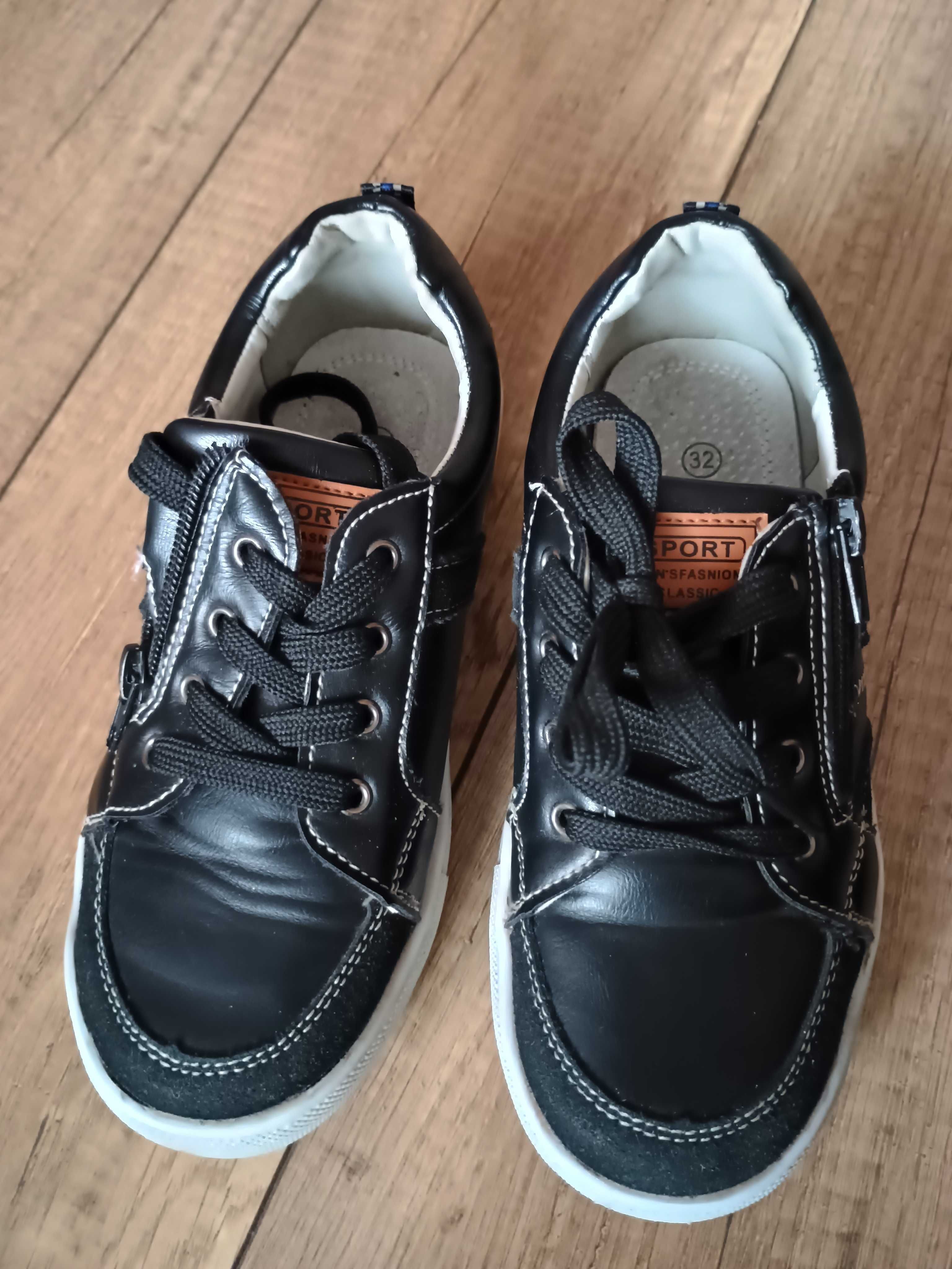 Buty dla chłopca na zamek i na sznurówkę r 32