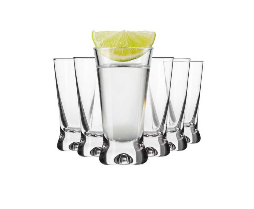 Komplet nowych kieliszków do wódki Krosno Glass X-line 50 ml