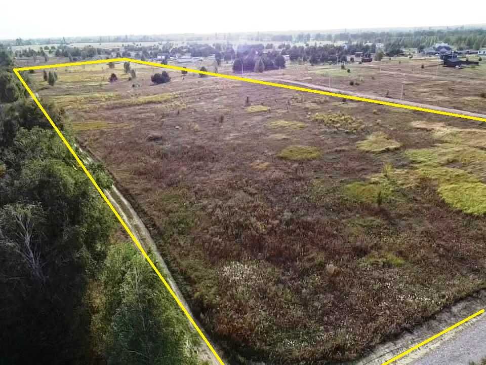 Ділянка 5,2 Га під житловий масив з комунікаціями біля лісу