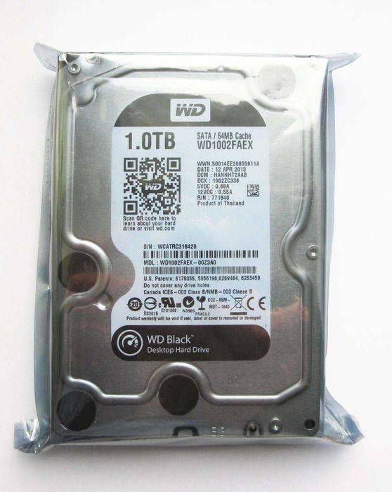 WD Black 1 TB FAEX SATA3 (Новый)