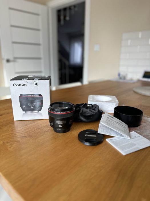 Canon EF 50mm f/1.2 L USM – stan salonowy, jak nowy! Okazja