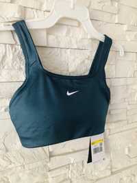 Nike stanik sportowy S turkusowy niebieski zielony biustonosz top kosz