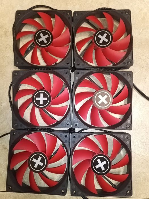 Вентилятори 120 мм 6шт