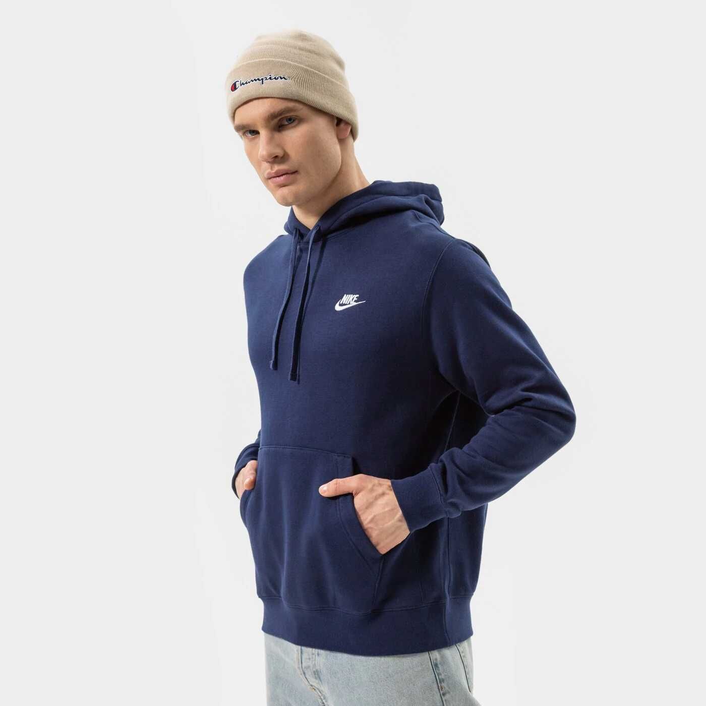 худі Nike Club Fleece Pullover BV2654-410 ОРИГІНАЛ кофта толстовка