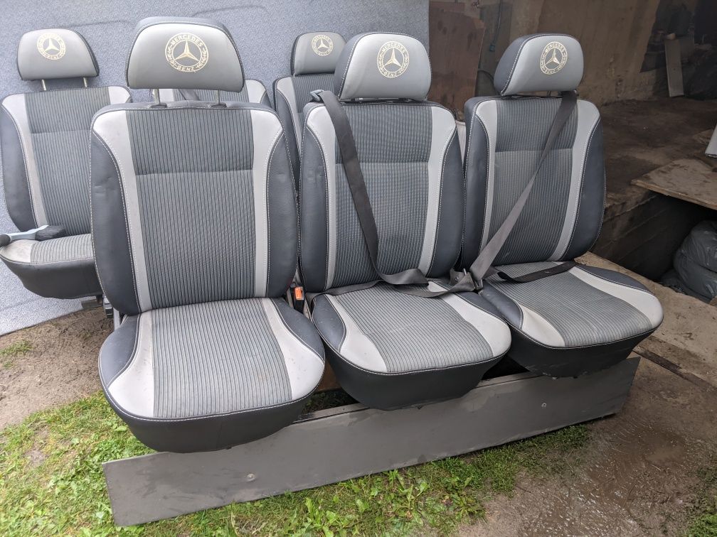 Комплект сидінь для мікроавтобуса Mercedes Vito extra long