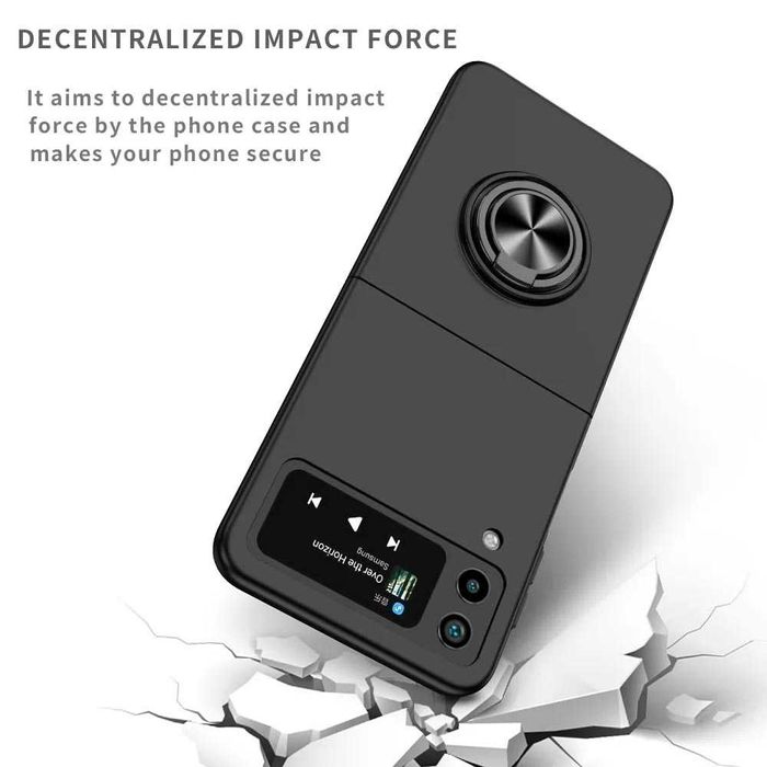 Etui / Futerał Kong Ring do Samsung Galaxy Z Flip 5 5G kolor: czarny