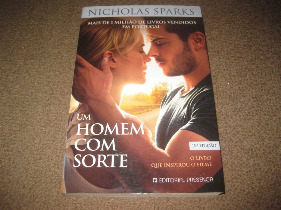 Livro "Um Homem Com Sorte" de Nicholas Sparks