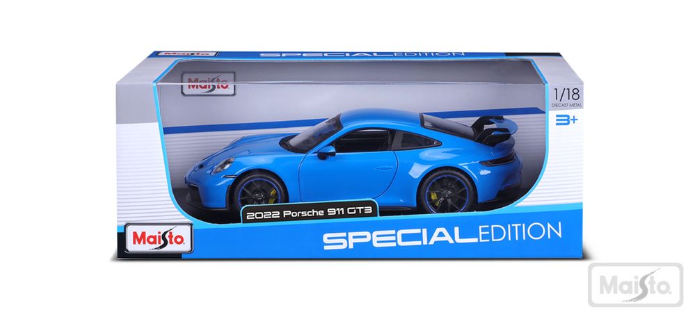 Модель Porsche 911 GT3 2022 року в масштабі 1:18 Maisto
