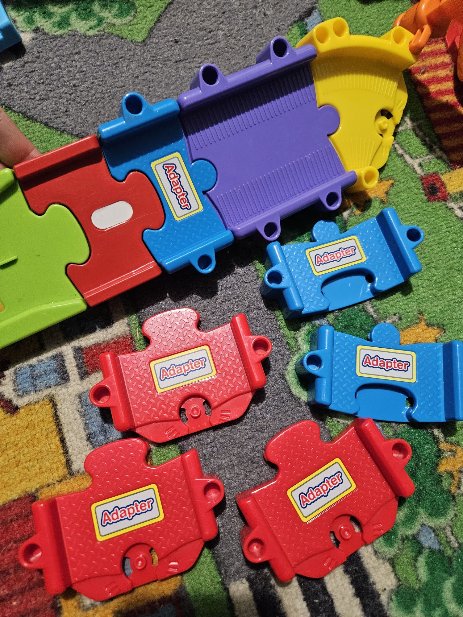 1szt adapter łącznik puzzle droga tory tut tut vtech