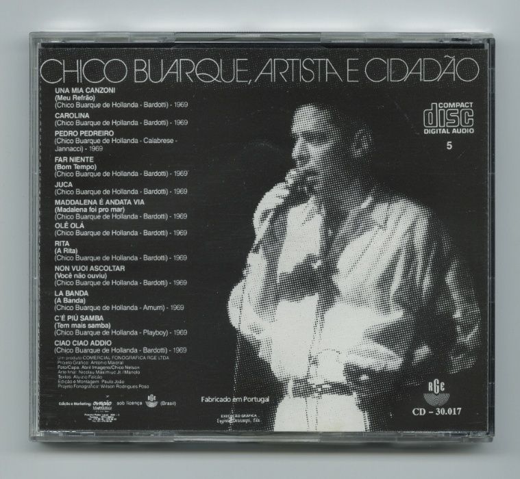 3 CD's Chico Buarque