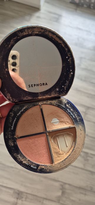Paletka sephora rozświetlacz róż bronzer kosmetyk